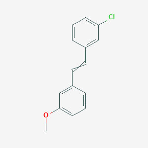 molecular formula C15H13ClO B1143293 3-Chloro-3'-methoxystilbene CAS No. 164220-45-5