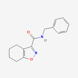 molecular formula C15H16N2O2 B11432971 N-benzyl-4,5,6,7-tetrahydro-1,2-benzoxazole-3-carboxamide 