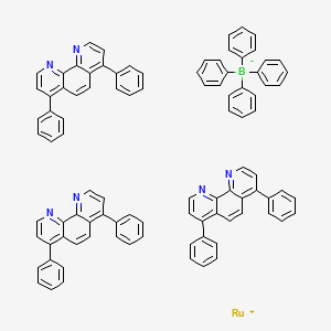 molecular formula C96H68BN6Ru B1143312 Tris-(bathophenanthroline) ruthenium (II) tetraphenylboron CAS No. 188187-34-0