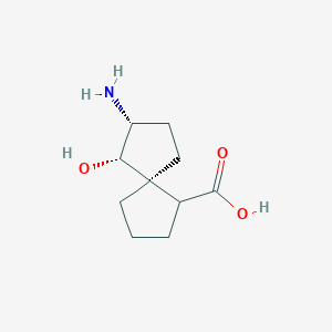molecular formula C10H17NO3 B1143315 (5S,6S,7R)-7-Amino-6-hydroxyspiro[4.4]nonane-1-carboxylic acid CAS No. 185956-37-0