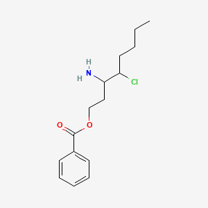 molecular formula C15H22ClNO2 B1143316 3-Amino-4-chlorooctyl benzoate CAS No. 170425-41-9