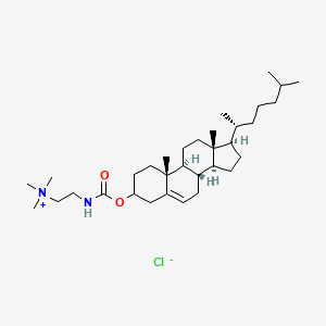 molecular formula C33H59ClN2O2 B1143319 Cholesteryl n-(trimethylammonioethyl)carbamate chloride 