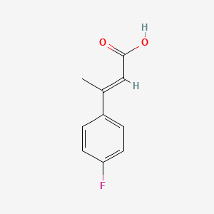 molecular formula C10H9FO2 B1143320 3-(4-Fluorophenyl)but-2-enoic acid CAS No. 1201-86-1