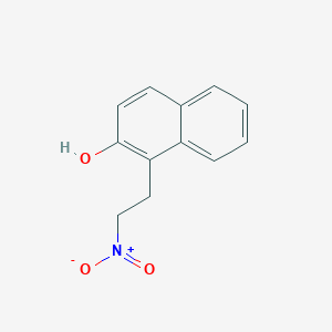 molecular formula C12H11NO3 B114333 1-(2-硝基乙基)-2-萘酚 CAS No. 96853-41-7