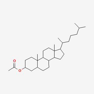 B1143336 Cholestanol acetate CAS No. 1255-88-5