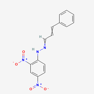 molecular formula C15H12N4O4 B1143351 Cinnamaldehyde 2,4-dinitrophenylhydrazone CAS No. 1237-69-0