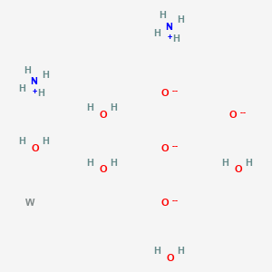 molecular formula H18N2O9W B1143362 AMMONIUM TUNGSTATE PENTAHYDRATE (99.999per cent-W) PURATREM CAS No. 1311-93-9
