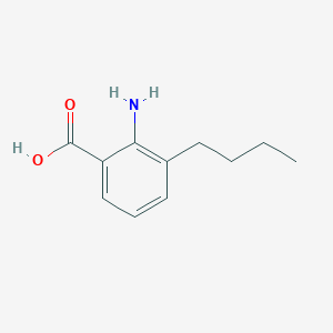 molecular formula C11H15NO2 B114338 2-Amino-3-butylbenzoic acid CAS No. 154551-50-5