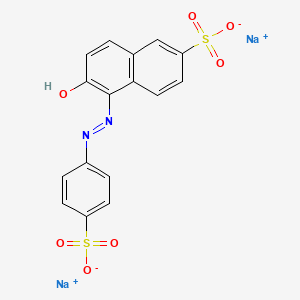 molecular formula C16H10N2Na2O7S2 B1143381 Sunset Yellow FCF CAS No. 1325-37-7