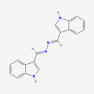 molecular formula C18H14N4 B1143390 Indole-3-aldehyde azine CAS No. 1233-49-4