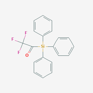 molecular formula C20H15F3OSi B114340 2,2,2-Trifluoro-1-(triphenylsilyl)ethanone CAS No. 141334-25-0