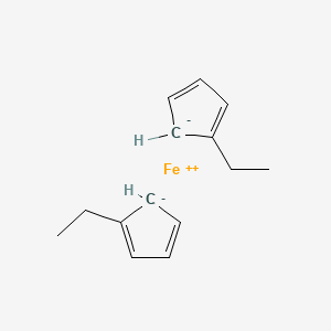 molecular formula C14H18Fe 10* B1143400 1,1'-Diethylferrocene CAS No. 1273-97-8
