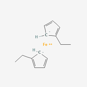 molecular formula C14H18Fe 10* B1143400 1,1/'-Diethylferrocene CAS No. 1273-97-8