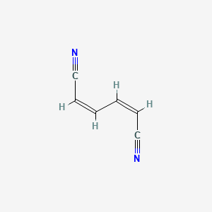 molecular formula C6H4N2 B1143401 cis,cis-Mucononitrile CAS No. 1557-59-1