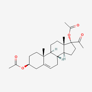 molecular formula C25H36O5 B1143402 3beta,17-Dihydroxypregn-5-en-20-one 3,17-di(acetate) CAS No. 1176-21-2