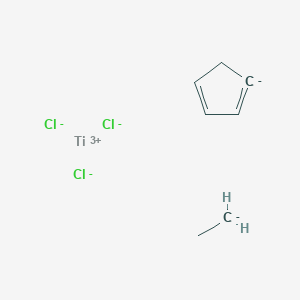 molecular formula C7H10Cl3Ti-2 B1143404 Pubchem_57347402 CAS No. 1282-33-3