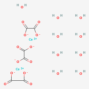 B1143435 Cerous oxalate nonahydrate CAS No. 13266-83-6