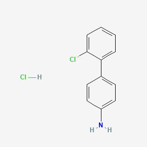molecular formula C12H11Cl2N B1143441 2'-Chlorobiphenyl-4-ylamine hydrochloride CAS No. 1204-42-8