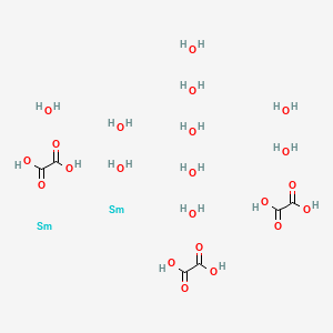 Ethanedioic acid, samarium(3+) salt, hydrate (3:2:10)