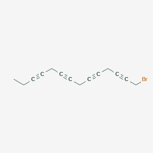 molecular formula C14H13Br B114346 1-Bromotetradeca-2,5,8,11-tetrayne CAS No. 5871-06-7
