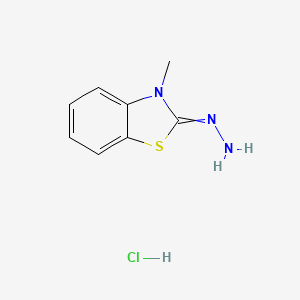 molecular formula C8H10ClN3S B1143505 3-Methyl-2-benzothiazolinone hydrazone hydrochloride CAS No. 14448-67-0