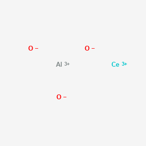 molecular formula AlCeO3 B1143506 Aluminum cerium oxide CAS No. 12014-44-7