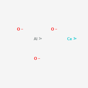 molecular formula AlCeO3 B1143506 Aluminium cerium trioxide CAS No. 12014-44-7