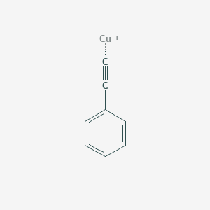 molecular formula C8H5Cu B1143512 Copper(I) phenylacetylide CAS No. 13146-23-1