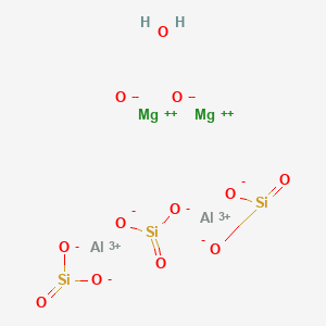 molecular formula Al2O2.2Mg.3O3Si B1143528 Magnesium aluminometasilicate CAS No. 12408-47-8