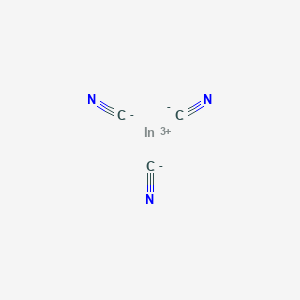 molecular formula C3InN3 B1143529 Indium(III) cyanide CAS No. 13074-68-5