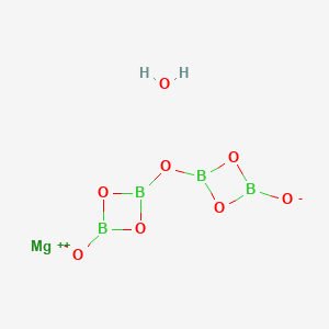 molecular formula B4H2MgO8 B1143535 Magnesium borate N-hydrate CAS No. 12619-64-6