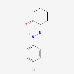 molecular formula C12H13ClN2O B1143539 2-(2-(4-Chlorophenyl)hydrazono)cyclohexanone CAS No. 14192-45-1