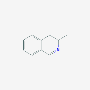 molecular formula C10H12ClN B1143542 3-Methyl-3,4-dihydroisoquinoline CAS No. 14123-78-5
