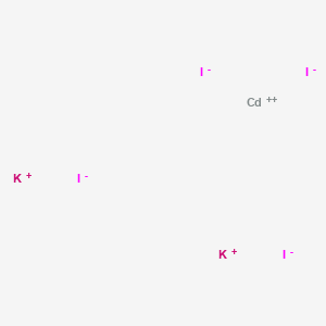 molecular formula CdI3K B1143553 Cadmate(2-),tetraiodo-, dipotassium, (T-4)- (9CI) CAS No. 13601-63-3
