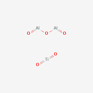 B1143557 Aluminum oxide-titanium oxide CAS No. 11106-92-6