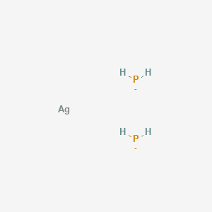 molecular formula AgP2-6 B1143582 Phosphanide;silver CAS No. 12002-82-3