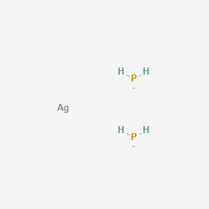 molecular formula AgP2-4 B1143582 Bisphosphinosilver(II) CAS No. 12002-82-3
