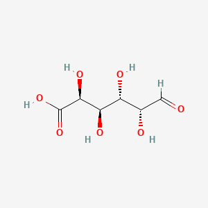 molecular formula C6H10O7 B1143594 (2S,3R,4S,5R)-2,3,4,5-tetrahydroxy-6-oxohexanoic acid CAS No. 14982-50-4
