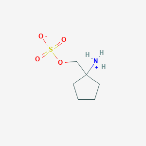 molecular formula C6H13NO4S B1143601 (1-Ammoniocyclopentyl)methyl sulfate CAS No. 10316-99-1