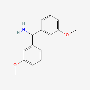 B1143613 Bis(3-methoxyphenyl)methanamine CAS No. 14692-29-6