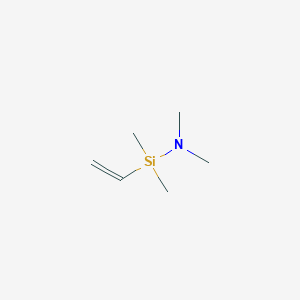 B1143614 Dimethyl(dimethylamino)vinylsilane CAS No. 13391-72-5