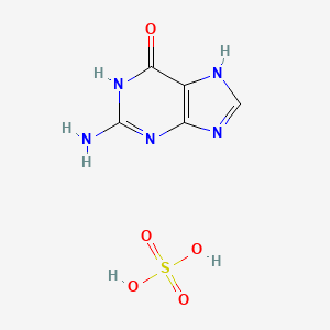 molecular formula C10H12N10O6S B1143618 2-氨基-1H-嘌呤-6(7H)-酮硫酸盐 CAS No. 10333-92-3