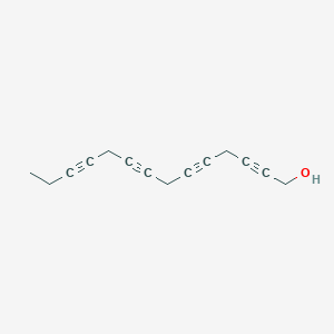 molecular formula C14H14O B114362 2,5,8,11-Tetradecatetrayn-1-ol CAS No. 5871-10-3