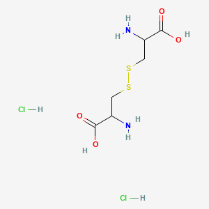 molecular formula C6H14Cl2N2O4S2 B1143622 3,3'-Disulfanediylbis(2-aminopropanoic acid) dihydrochloride CAS No. 13059-63-7