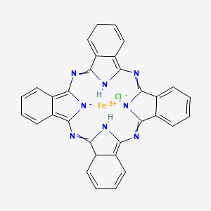 molecular formula C32H16ClFeN8 B1143625 三氯化铁酞菁 CAS No. 14285-56-4