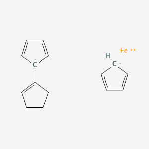 molecular formula C15H26Fe B1143636 (1-Cyclopenten-1-YL)ferrocene CAS No. 12260-67-2