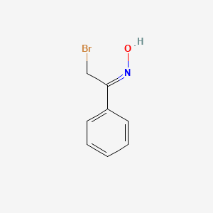 molecular formula C8H8BrNO B1143660 2-Bromo-1-phenyl-1-ethanone oxime CAS No. 14181-72-7