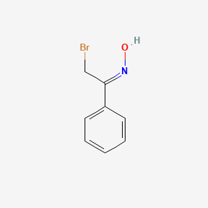 molecular formula C8H8BrNO B1143660 (NZ)-N-(2-bromo-1-phenylethylidene)hydroxylamine CAS No. 14181-72-7