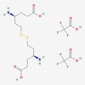 molecular formula C16H26F6N2O8S2 B114367 Dtbaha btfac CAS No. 156143-51-0