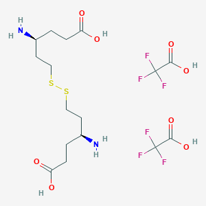 6,6'-Dithiobis(4-aminohexanoic acid) bis(trifluoroacetate)